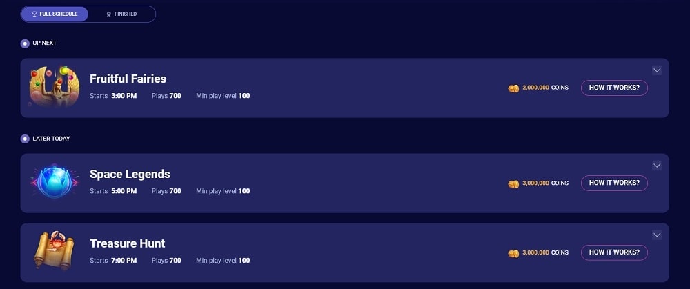 sweepstakes slot tournaments