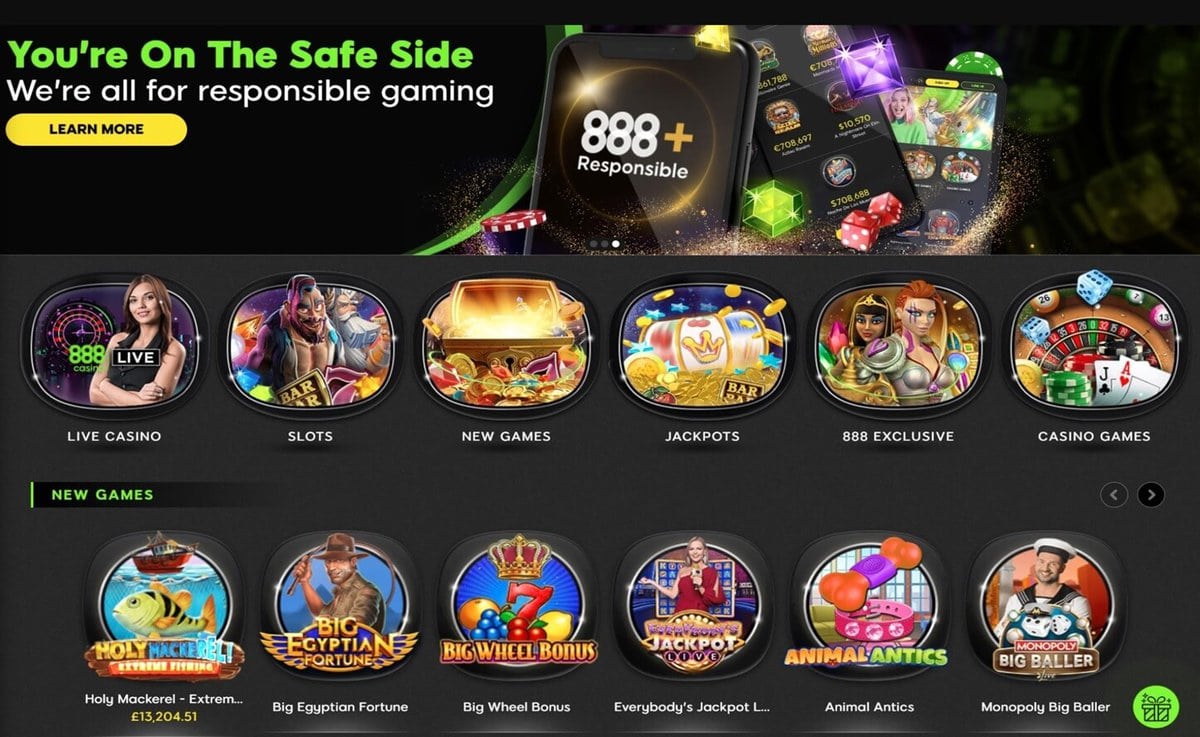 888 Casino Games