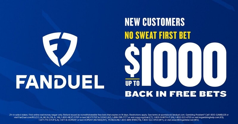 FanDuel Sportsbook offers new users a risk-free bet up to $1000 – Philly  Sports Network