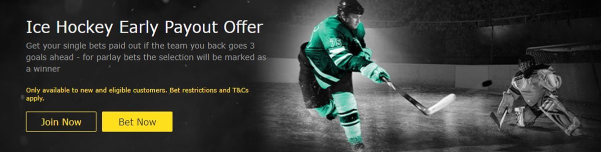 Bet365 Ice Hockey Early Payout