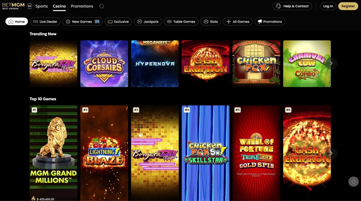 BetMGM Casino Games