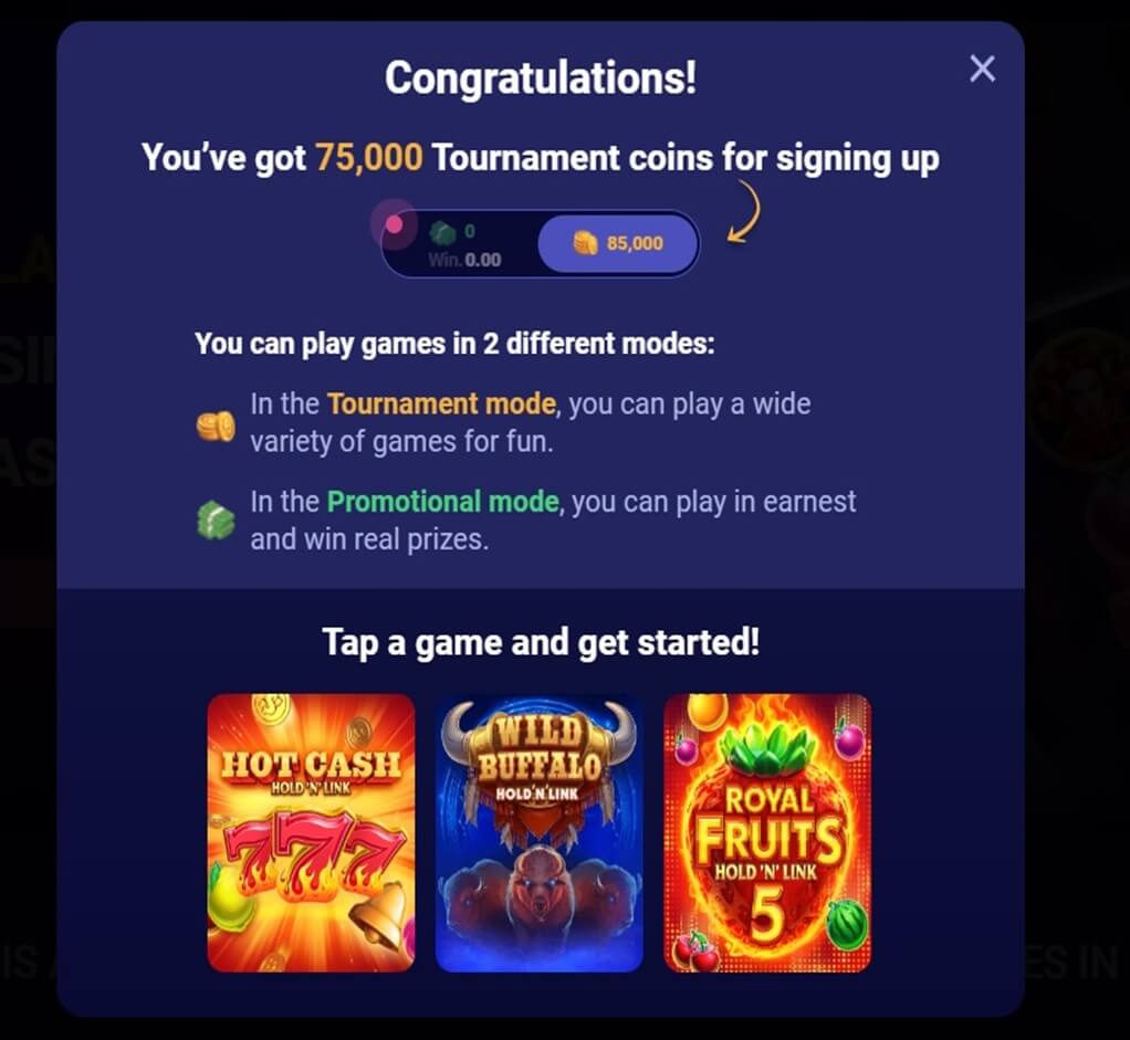 Funrize Free Tournament Coins