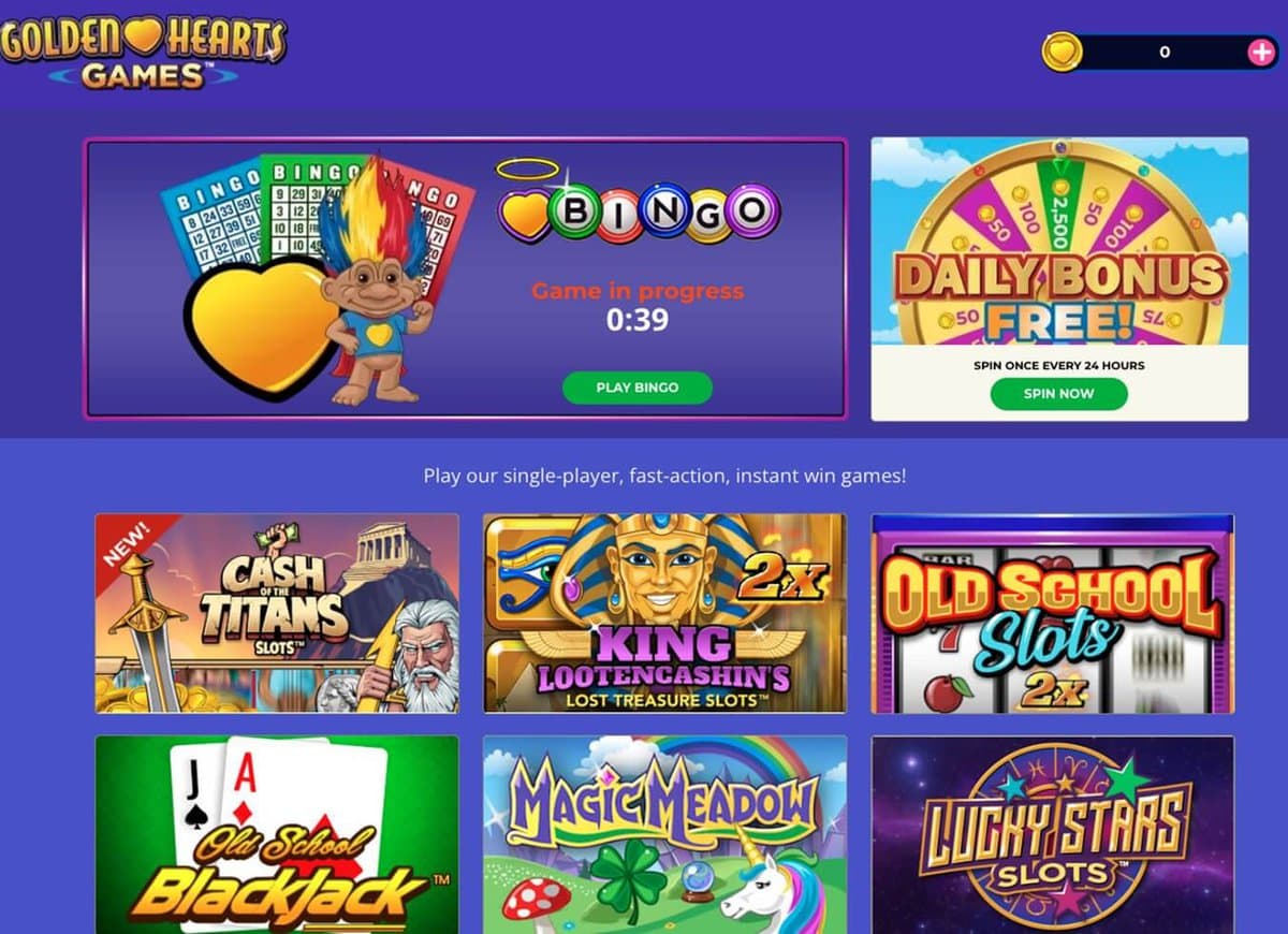 Golden Hearts Games Promo Codes & Offer Coupons Jan 2024