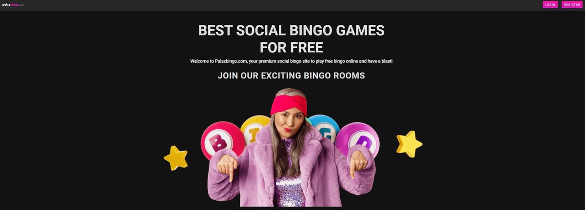 Pulsz Bingo Homepage