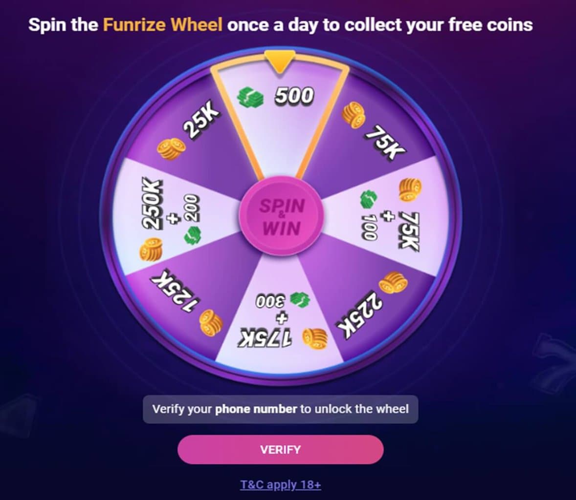 Spin The Funrize Wheel