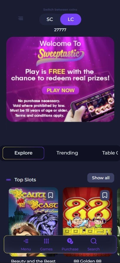 Play is FREE with the chance to redeem the real prizes!