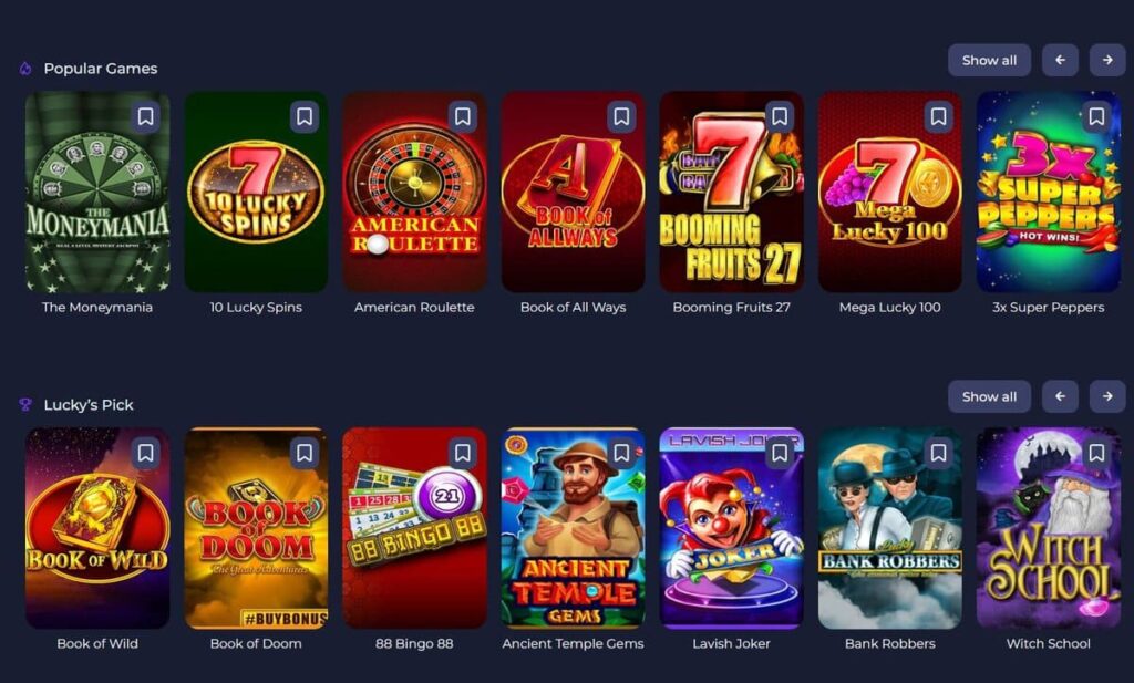 Sweepstatstic Software and Casino Games