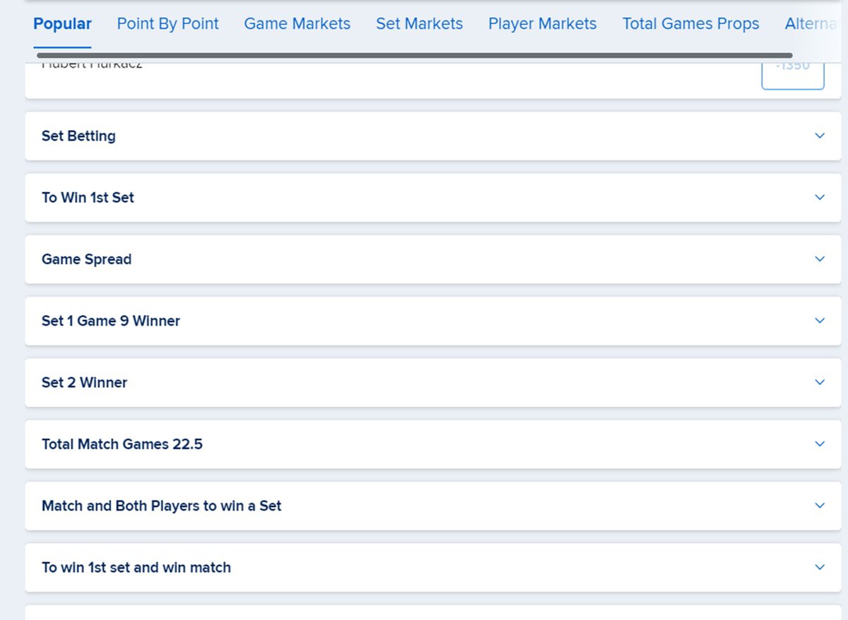 FanDuel Australian Open Betting Example