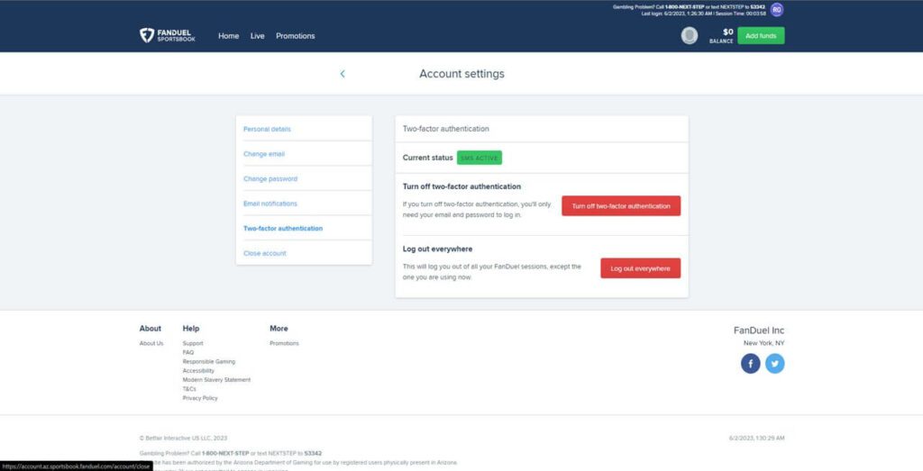 FanDuel 2FA Guide Authenticator App & SMS Authentication