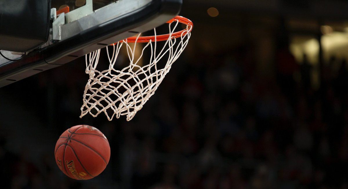 basketball through hoop