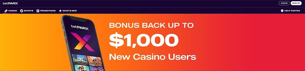 betparx welcome bonus offer