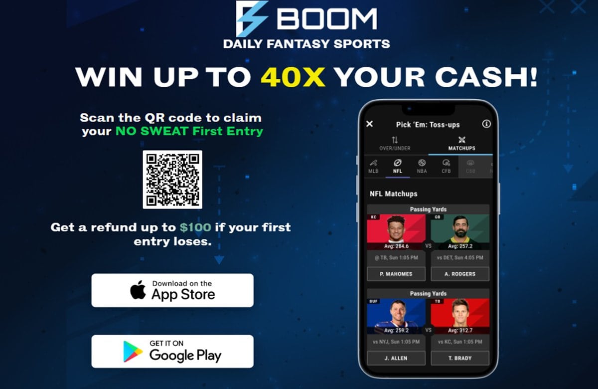 Boom Fantasy Review And Promo Code: $100 Bonus