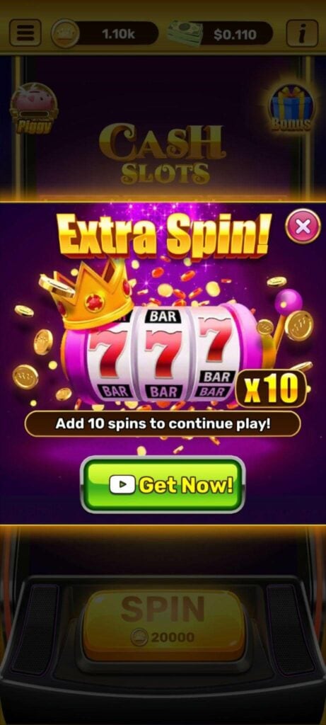 Cash Slot Extra Spin