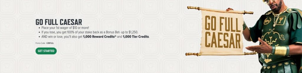 Caesars Sportsbook Homepage