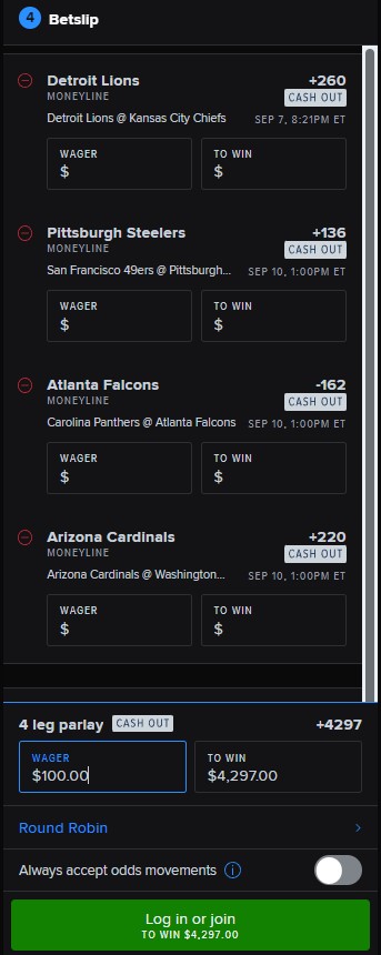 parlay bet fanduel