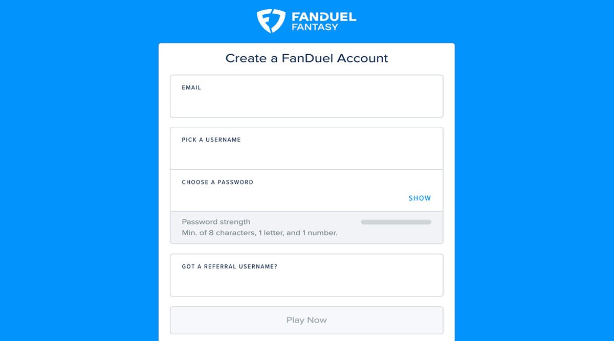 FanDuel DFS Register