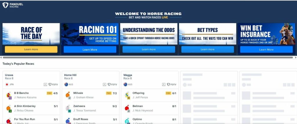 Fanduel Racebook App
