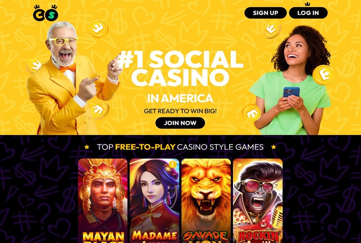 Crown Coins Casino Homepage