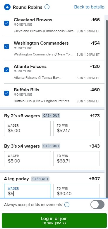 fanduel sportsbook round robin betting