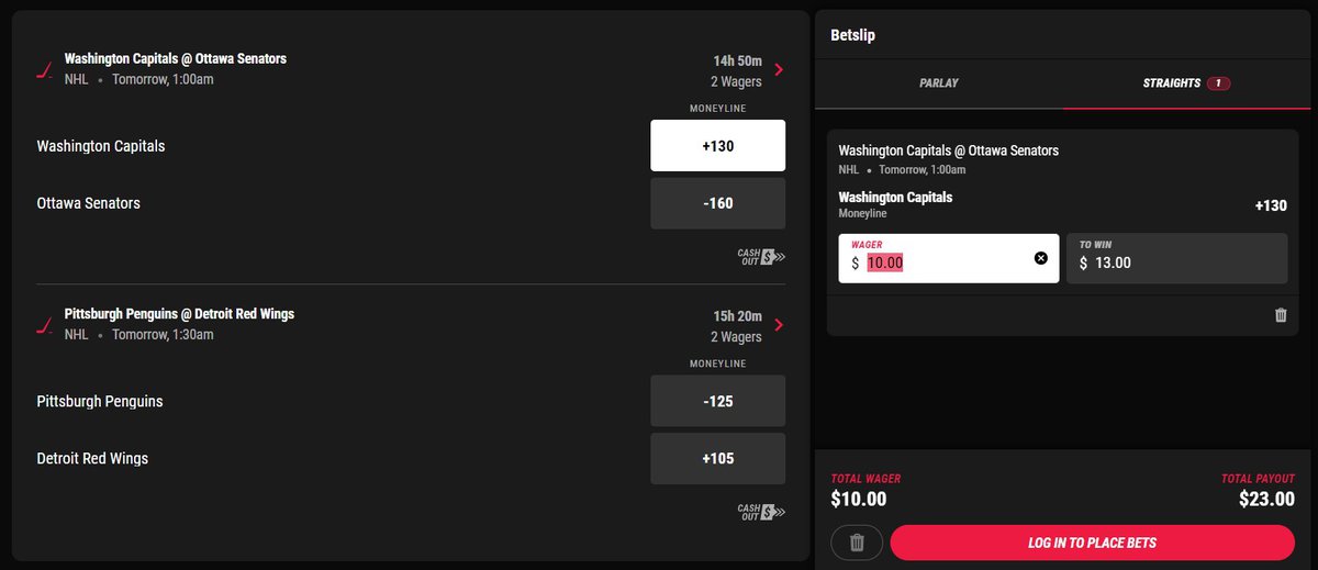 pointsbet bet slip minus plus american odds example